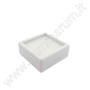 Gemstone DISPLAY BOX 4X4 plastic - WHITE