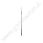 Steel spade tip for drilling pearls with double cutting edge