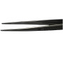 SET Pinzette INOX punta scanalata - 2pz