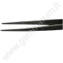 SET Pinzette INOX punta scanalata - 2pz