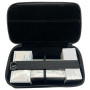Leather Box for gemstones 18x9x6 cm