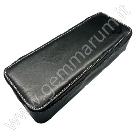 Leather Box for gemstones 25x9x6 cm