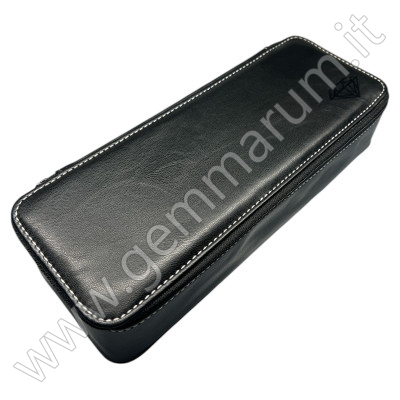 Leather Box for gemstones 25x9x6 cm