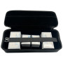 Leather Box for gemstones 25x9x6 cm