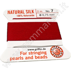 Roter Korallenseidenfaden Griffin Nr. 7