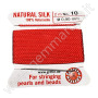 Filo in seta rosso corallo Griffin N.10