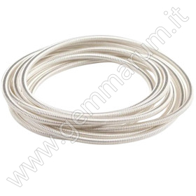 Stahllitze - silber - medium