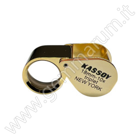 LENTE KASSOY 10x 18 mm oro