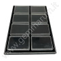 TRAY FOR DISPLAY BOXES - black