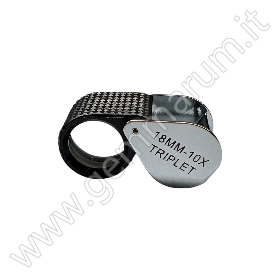 LENTE TRIPLETTA 10x 18 mm gommata