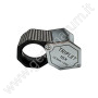 LENTE TRIPLETTA 10X GOMMATA ESAGONALE