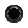 Round black LG CVD Diamond ct2.04