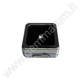Scatolina Metallo 4X4x1.5 cm - Argento lucido