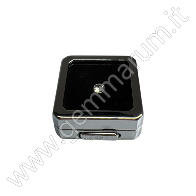 Scatolina Metallo 4X4x1.5 cm - Argento lucido