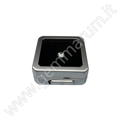 Scatolina Metallo 4X4x1.5 cm - Argento Opaco