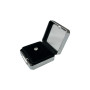 Matt Silver box 4X4x1.5 cm
