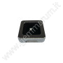 Shiny Silver box 5.5X5.5x1.5 cm