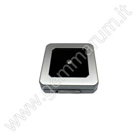 Matt Silver box 5.5X5.5x1.5 cm