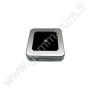 Edelsteindose 5.5X5.5x1.5 cm - matte silberne Farbe