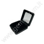 Edelsteindose 5.5X5.5x1.5 cm - matte schwarze Farbe