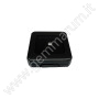 Edelsteindose 5.5X5.5x1.5 cm - matte schwarze Farbe