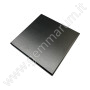 BOX 12 Scatoline Metallo 4X4x1.5 cm - nero opaco