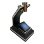 Leather LED display - black