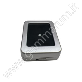 Scatolina in plastica 80X55x15 mm - Argento Opaco