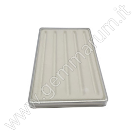 STONE BOX WITH GROOVES
