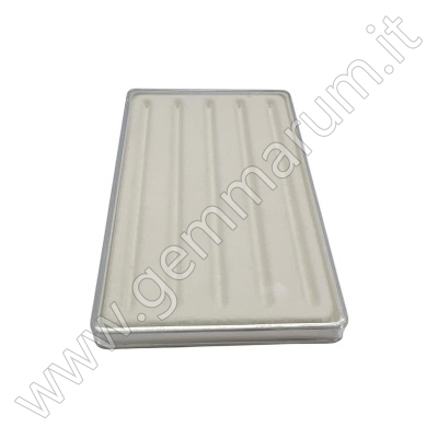 STONE BOX WITH GROOVES