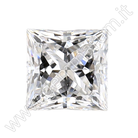 CVD PRINCESS CUT F VVS2 1.59 cts