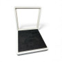 Large Deluxe Wooden Display Box with built-in Stand - white
