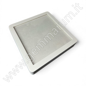 Large Deluxe Wooden Display Box with built-in Stand - white