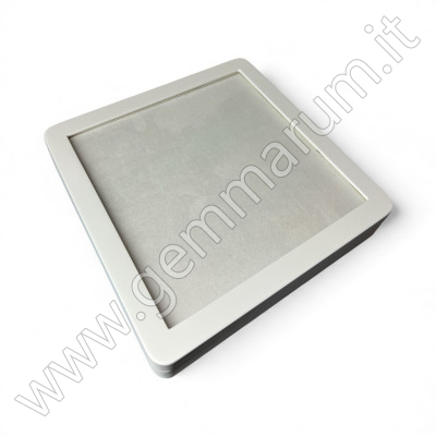 Large Deluxe Wooden Display Box with built-in Stand - white