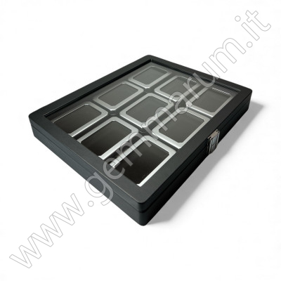 Diamond Boxes in a Luxurious Lockable Case with viewing window