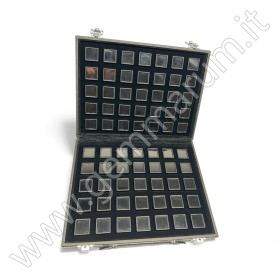70 Gem Display Boxes in a Luxurious Lockable Carry Case