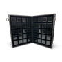40 Gem Display Box with Deluxe Carry Case - black