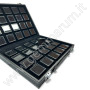 Set Completo per Esposizione pietre- 40 scatoline nere