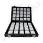 40 Gem Display Box with Deluxe Carry Case - white