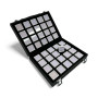 40 Gem Display Box with Deluxe Carry Case - white