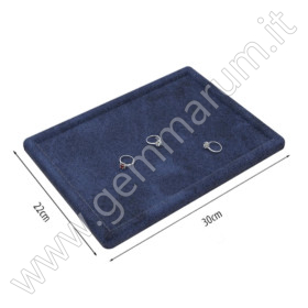 Velvet Ring Display Tray – 30 × 22 cm