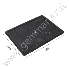 VASSOIO ESPOSITORE PORTA PIETRE - 30X22cm