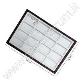 Pearl Display Tray with Individual Compartments