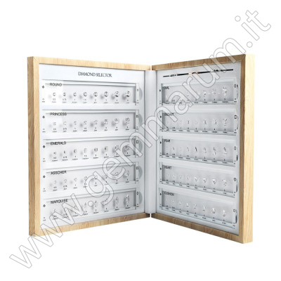 Diamond Selector - Visual Diamond Size and Shape Kit
