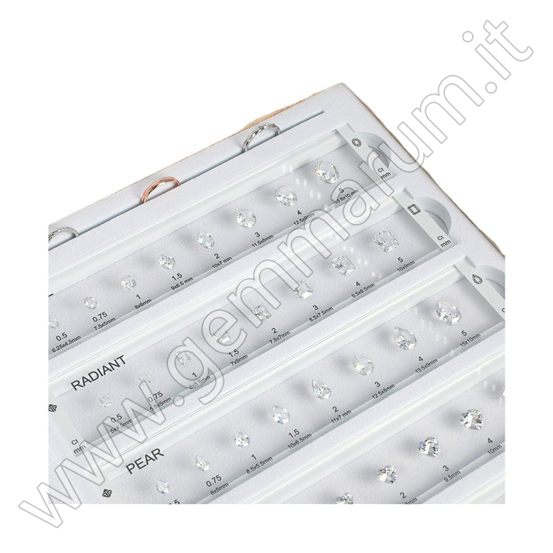 Diamond Selector - Visual Diamond Size and Shape Kit