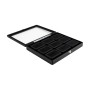 Diamond Boxes in a Luxurious Lockable Case with viewing window - black