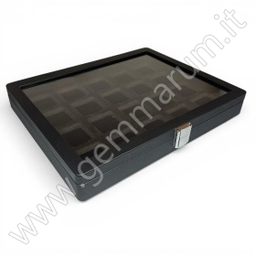 Display stand with lock and viewing window