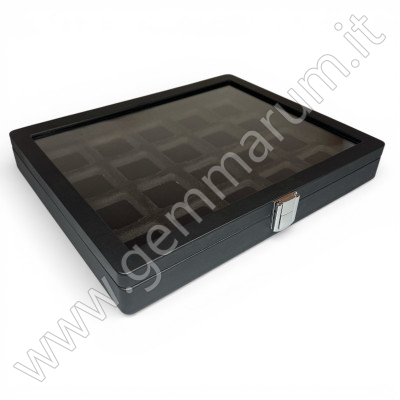 Display stand with lock and viewing window