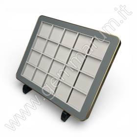 copy of Espositore Premium per Gemme con Cornice Dorata-Grigio