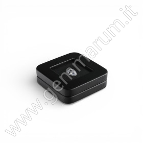 Wooden gemstone display box  66 × 66 × 25 mm